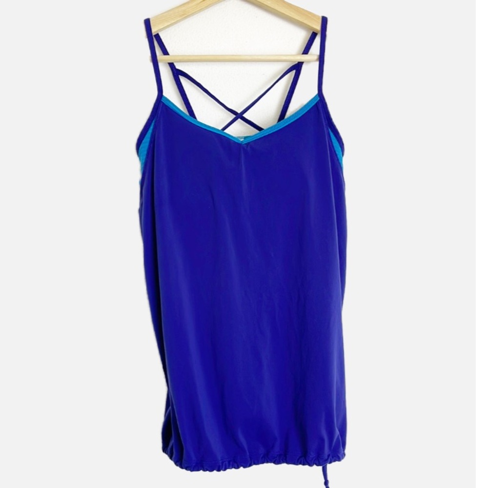 Lucy layered tank sports bra S